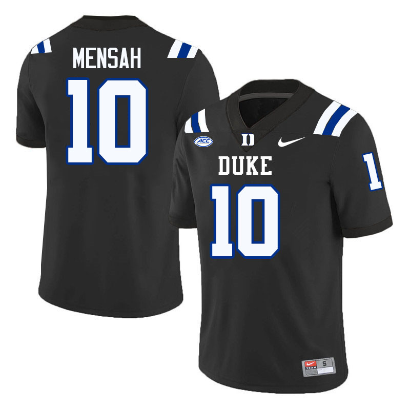 Duke Blue Devils #10 Darian Mensah College Football Jersey Stitched-Black
